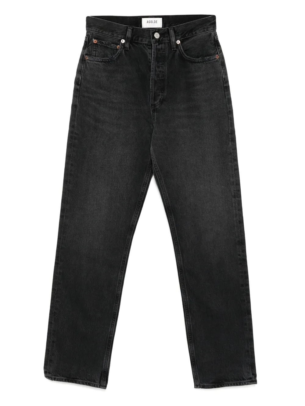 AGOLDE 90's Pinch Waist Jeans | Black | FARFETCH AU | Farfetch Global