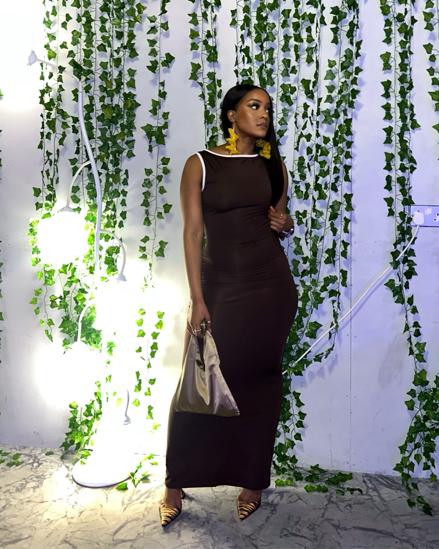 Party dress 
Partywear
Chocolate brown dress
Brown dress
Maxi dress
Brown maxi dress
Dress with cut out

#LTKstyletip #LTKpartywear