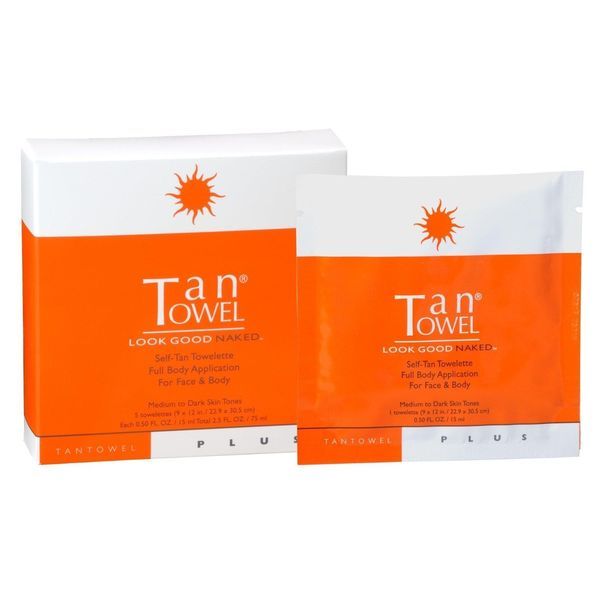 Tan Towel Full Body Plus 5-piece Tanning Towelette Set | Bed Bath & Beyond
