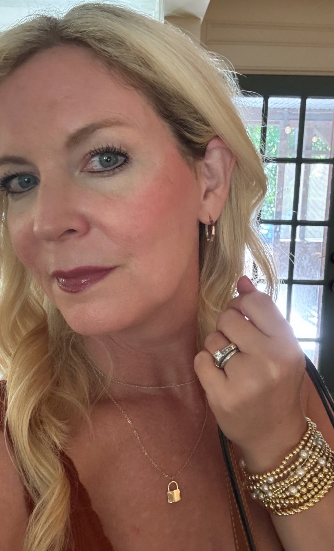 Amazon gold jewelry. Gold beaded bracelets, bracelet stack, cross bracelet, gold earrings, small hoop earrings, layered gold necklace. I’ve had these bracelet and necklace for awhile now, but I still enjoy wearing them and they haven’t tarnished. Would make a great Mother’s Day gift

#LTKSaleAlert #LTKMothersDay #LTKOver40