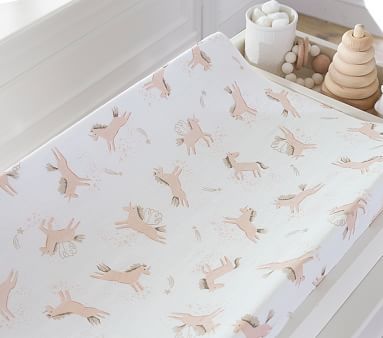 Mila Muslin Changing Pad Cover | Pottery Barn Kids