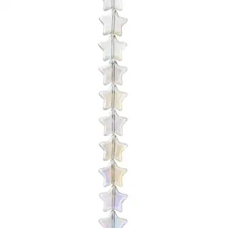 Clear Glass Star Beads by Bead Landing™, 12mm | Michaels | Michaels Stores