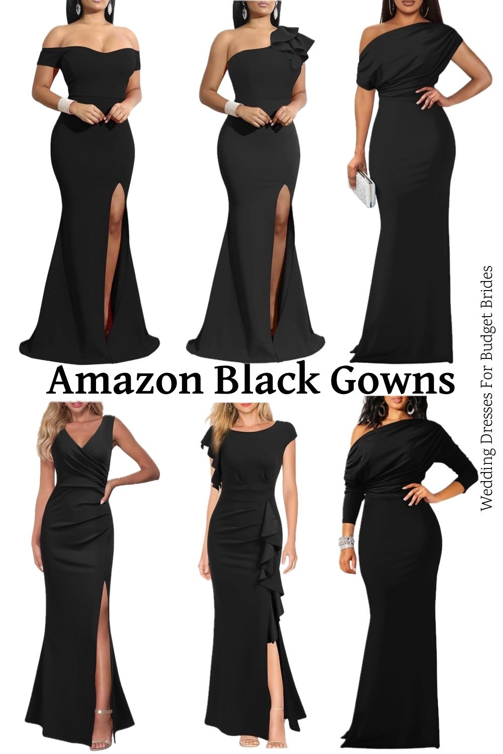 Black long evening gowns on Amazon and under $100. 

Special occasion dresses, prom dresses, wedding guest dresses, formal dresses, black dresses.

#LTKWedding #LTKSeasonal