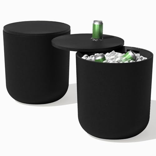 Veradek Kona Cooler Side Table – 2-in-1 Outdoor Patio Side Table w/Cooler | Insulated 40L Capacity | Modern Accent Décor for Hosting, BBQ, Poolside | Amazon (US)