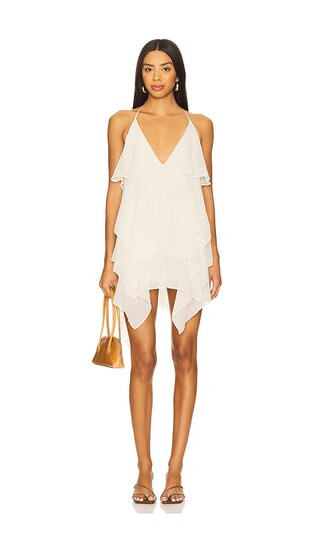 Decima Clip Dot Dress in Gardenia | Revolve Clothing (Global)