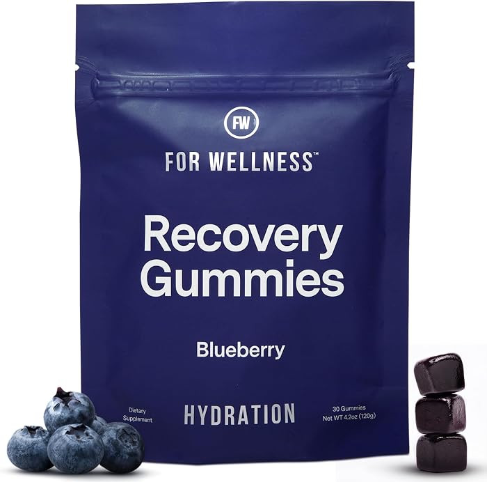 For Wellness Recovery Gummies Hydrate | Blueberry Electrolyte & Antioxidant Supplements for Hydra... | Amazon (US)