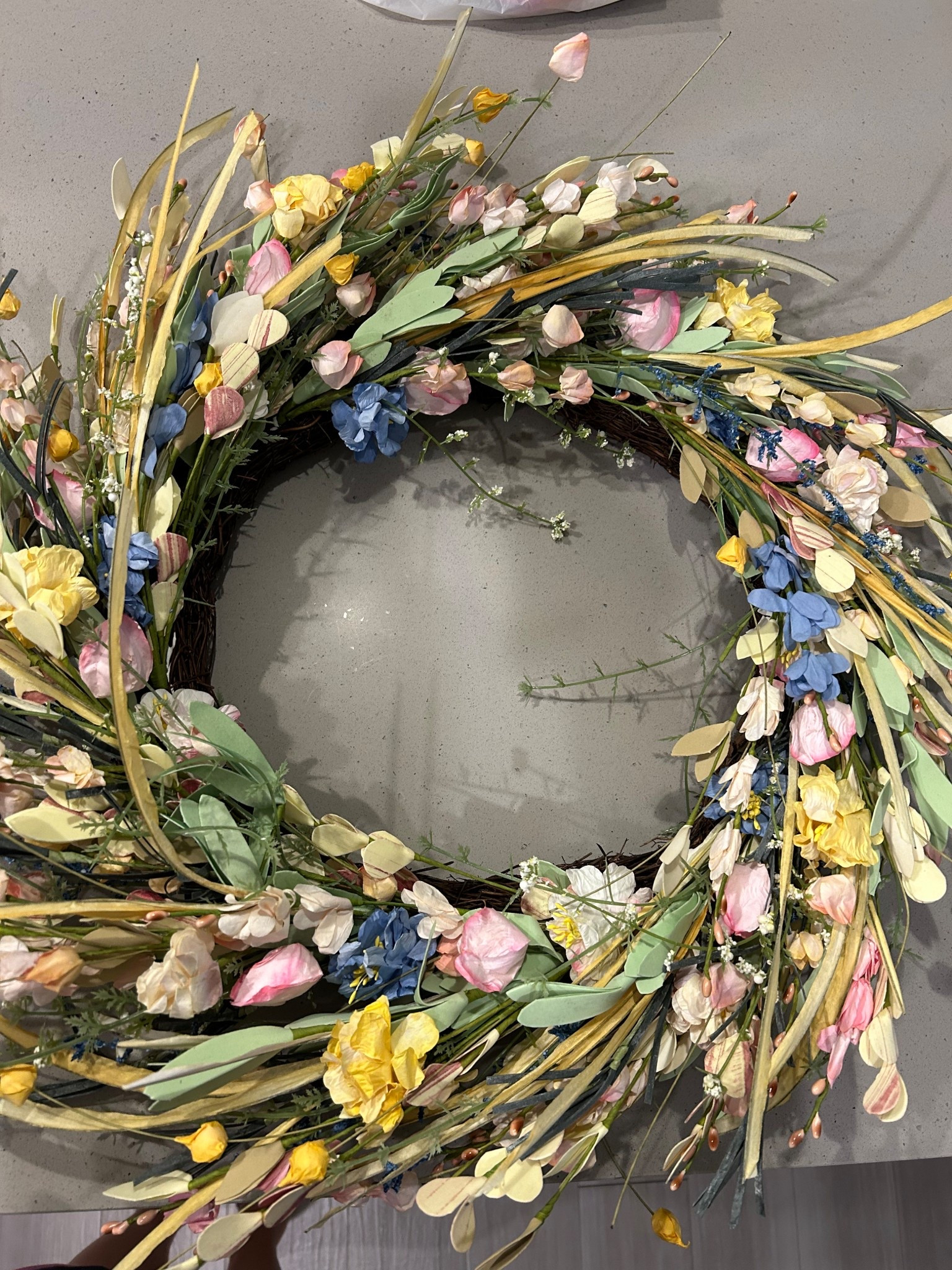 Kirklands spring wreath