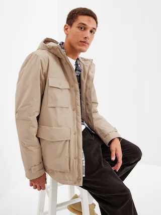 Utility Hooded Rain Jacket | Gap (US)