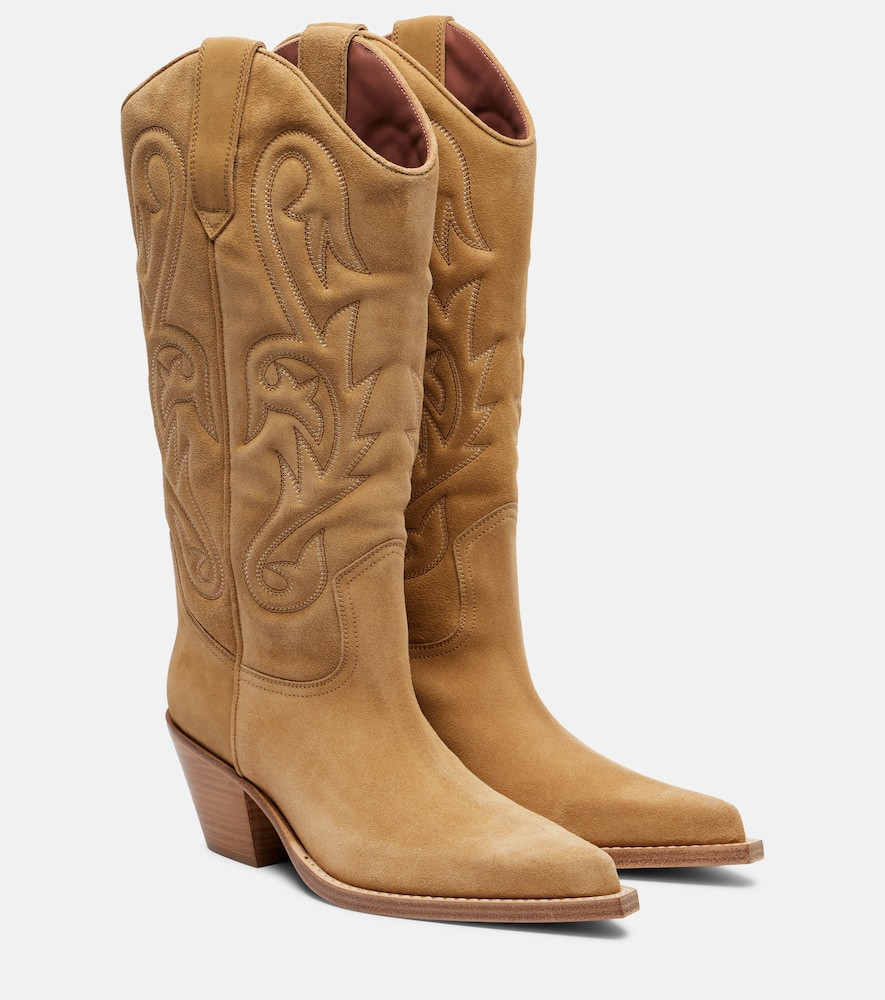 Paris Texas Dakota suede cowboy boots | Mytheresa (US/CA)
