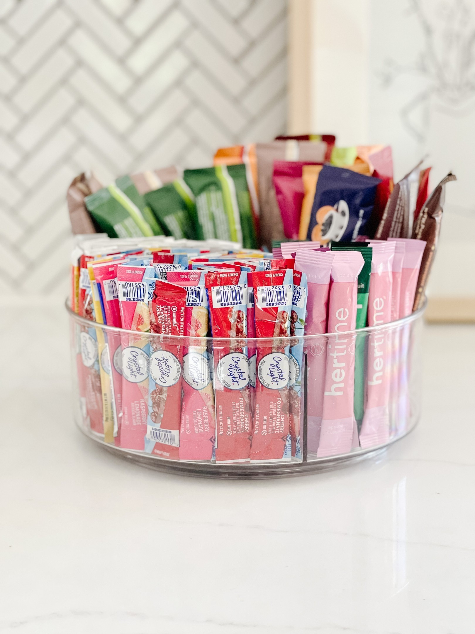Drink mix caddy #LTKorganize 

#LTKParties #LTKSeasonal #LTKHome