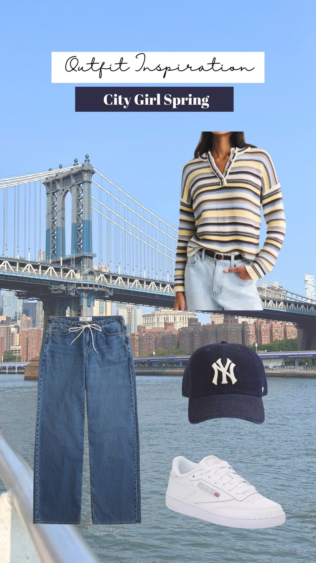 NYC spring outfit idea for women. Abercrombie stackable sale code AFKATHLEEN 

#LTKTravel #LTKSeasonal #LTKSaleAlert