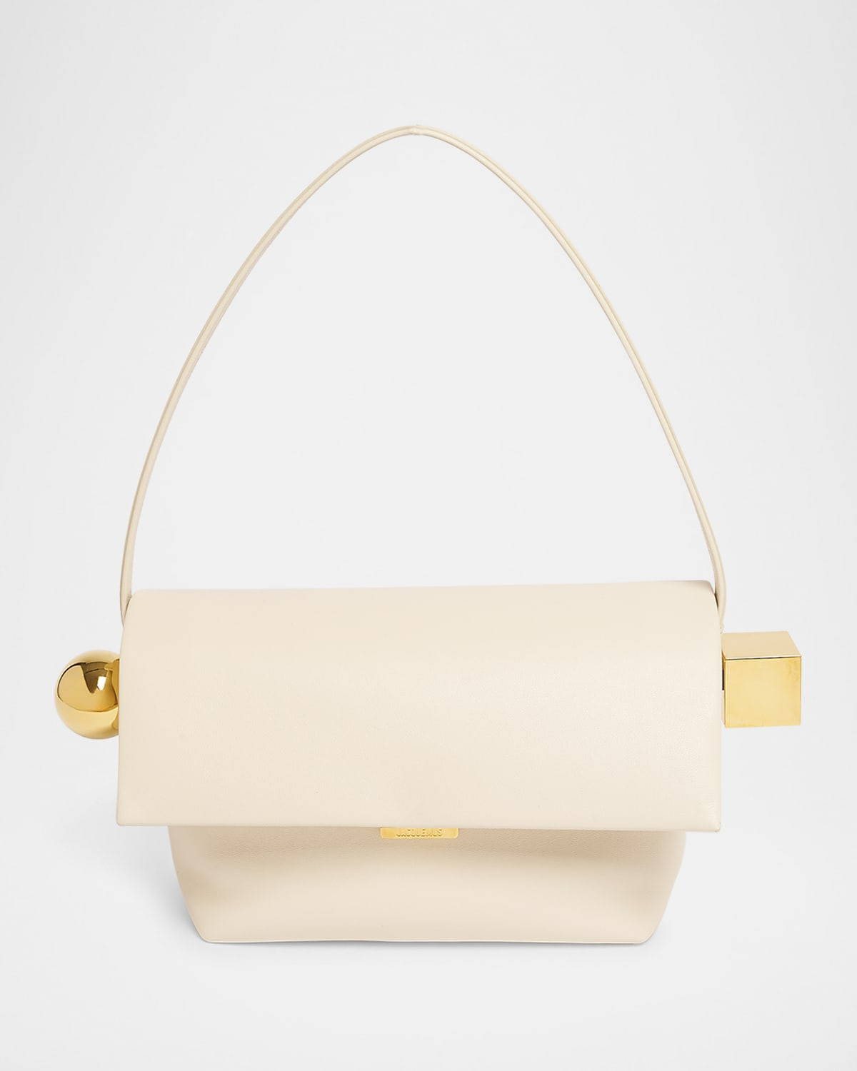 Le Rond Carre Leather Shoulder Bag | Neiman Marcus