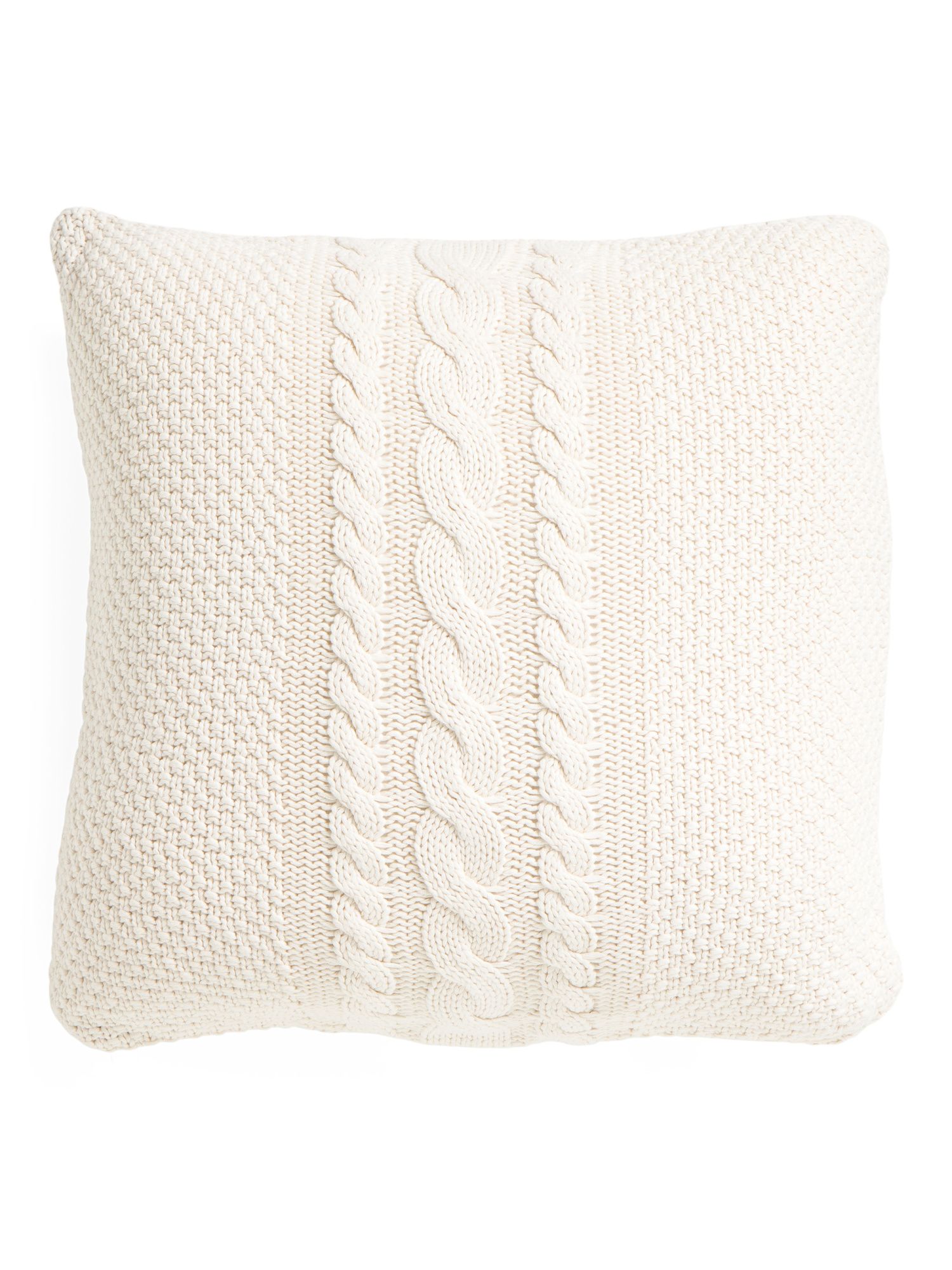 20x20 Cable Knit Pillow | TJ Maxx