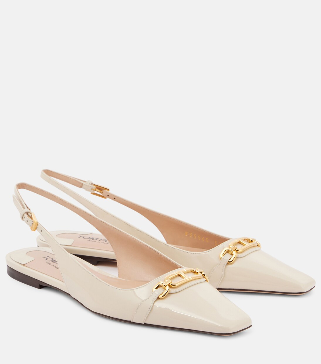 Patent leather slingback flats | Mytheresa (US/CA)