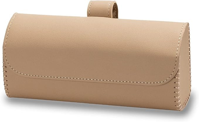 ROSON Car Visor Sunglasses Case, Leather Glasses Clip Holder for Sun Visor, Handmade Eyeglasses S... | Amazon (US)