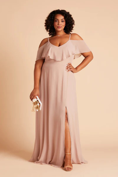 Jane Convertible Dress Curve - Taupe | Birdy Grey