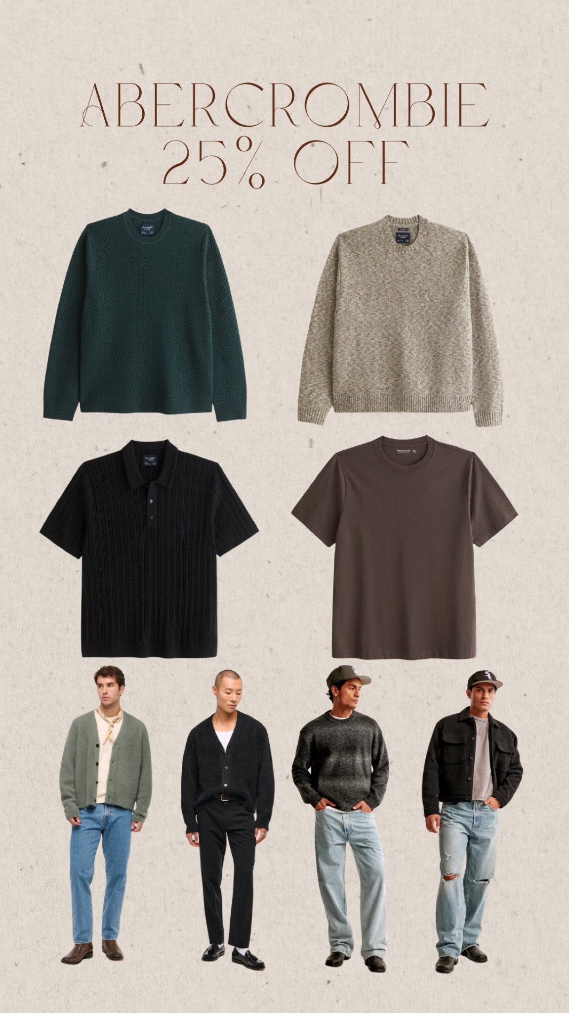 Abercrombie 25% off sale party looks

#LTKStyleTip #LTKMens #LTKSaleAlert