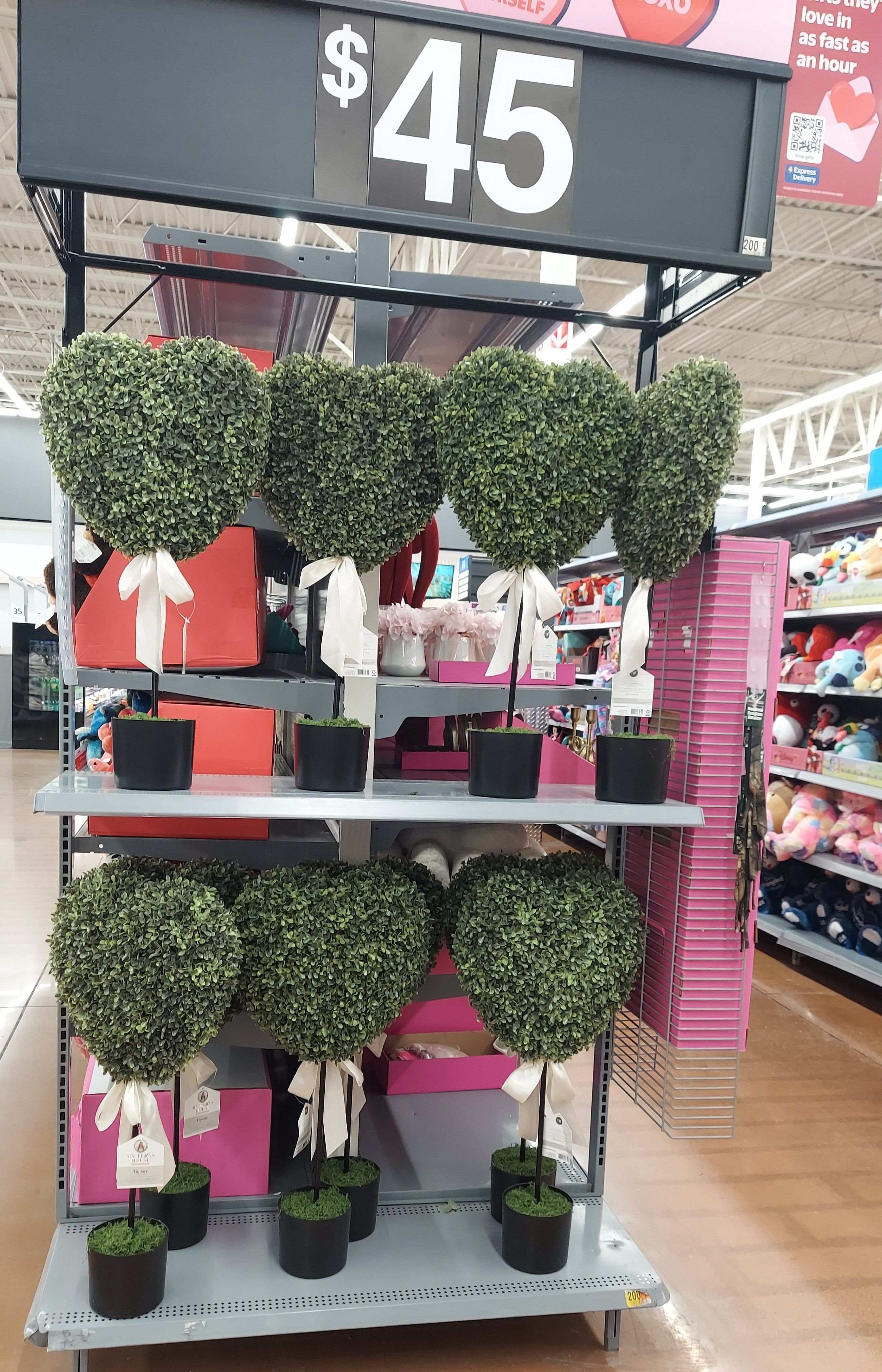 The heart topiary at Walmart are perfect for Valentines Day. 

#LTKValentine #LTKSeasonal #LTKHome