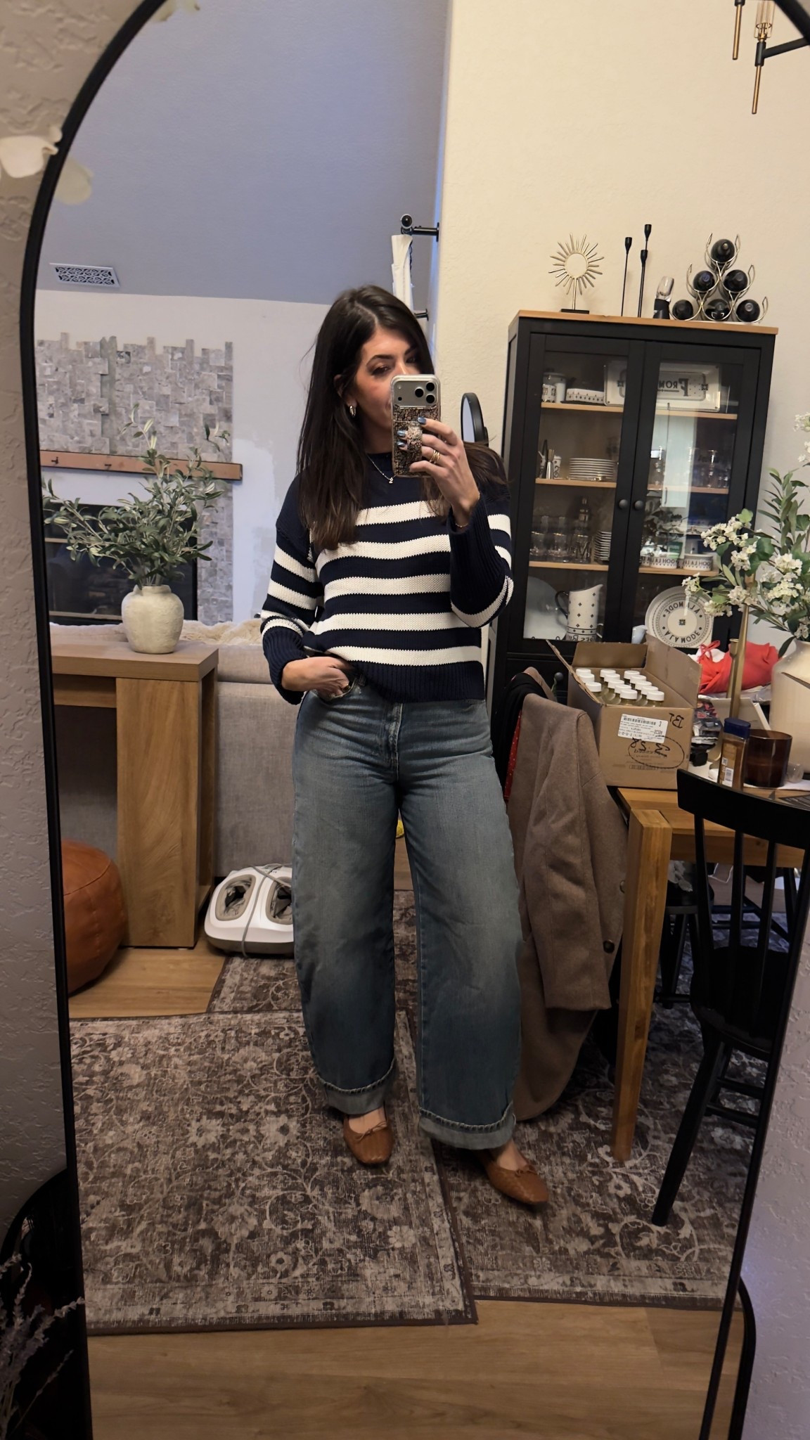 What I wore for a casual dinner 
Sweater-medium
Jeans-8 

#LTKTall #LTKOver40 #LTKMidsize