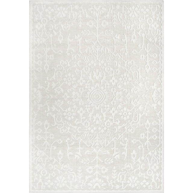 My Texas House Eastern 5'2" X 7'6" Natural Reversible Outdoor Rug - Walmart.com | Walmart (US)