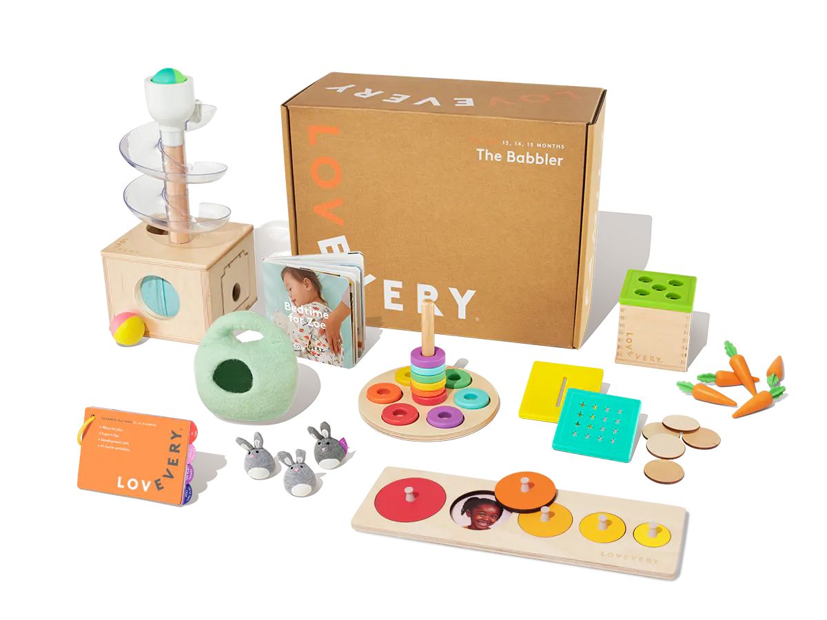 The Babbler Play Kit | Toys for 1-Year Olds | Lovevery | LOVEVERY