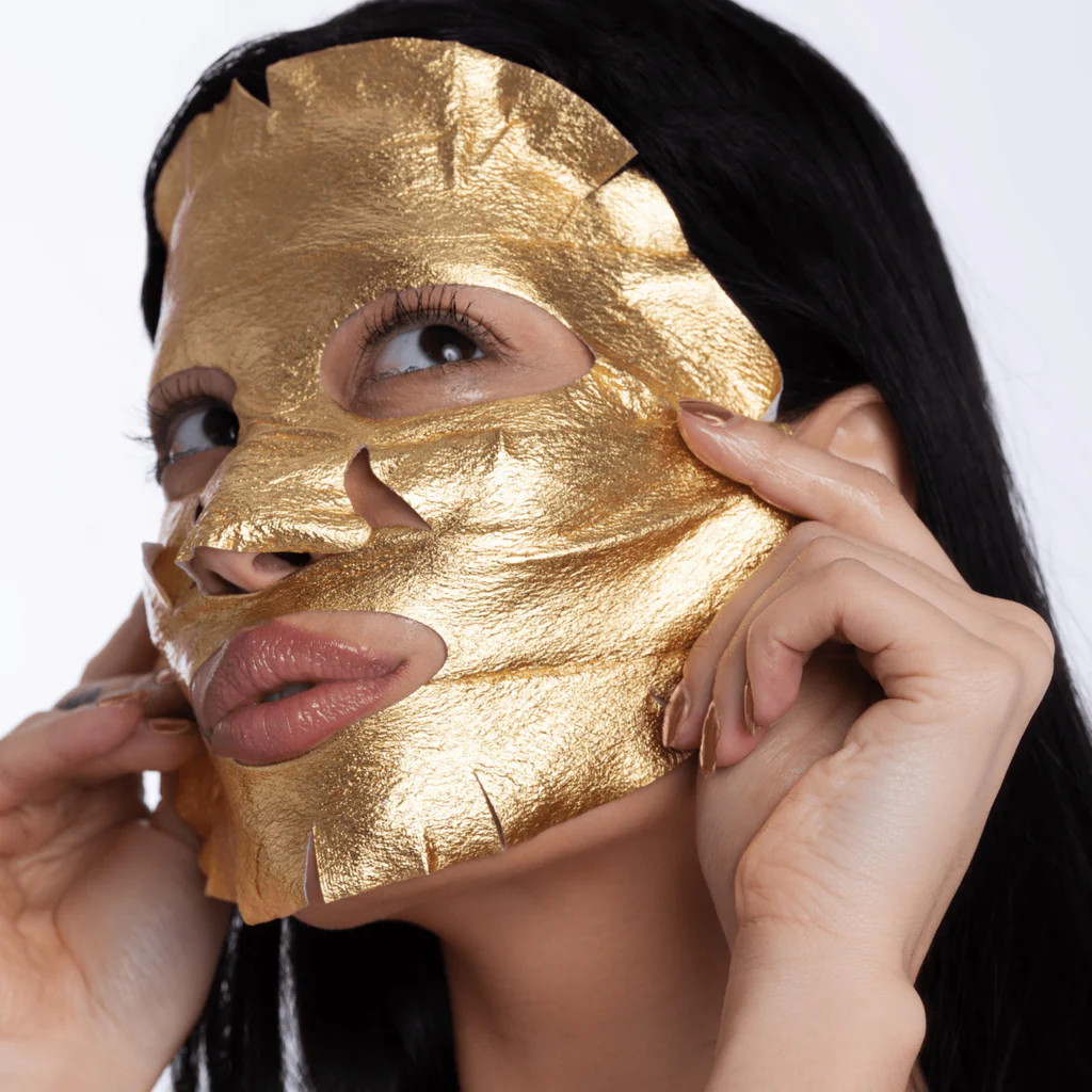 Gold Foil Face Mask - 3 Pack | SKIN GYM