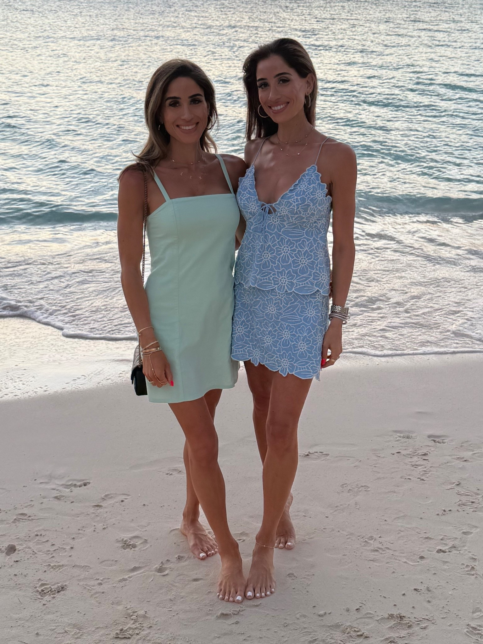 Mint green linen skort dress size xxs petite, blue linen skort and cami set size xxs 
Vacation outfits 

#LTKPetite #LTKSaleAlert