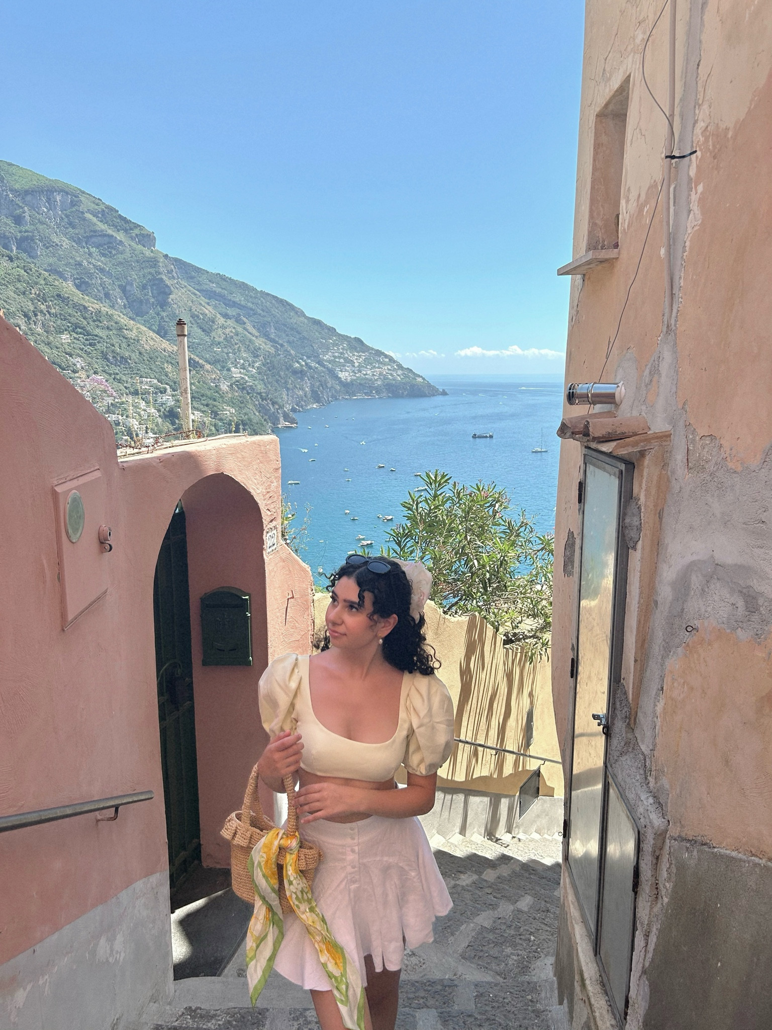 positano, italy outfit for european summer 🎀🍋 linen skirt inspo 

#LTKItBag #LTKTravel #LTKSeasonal