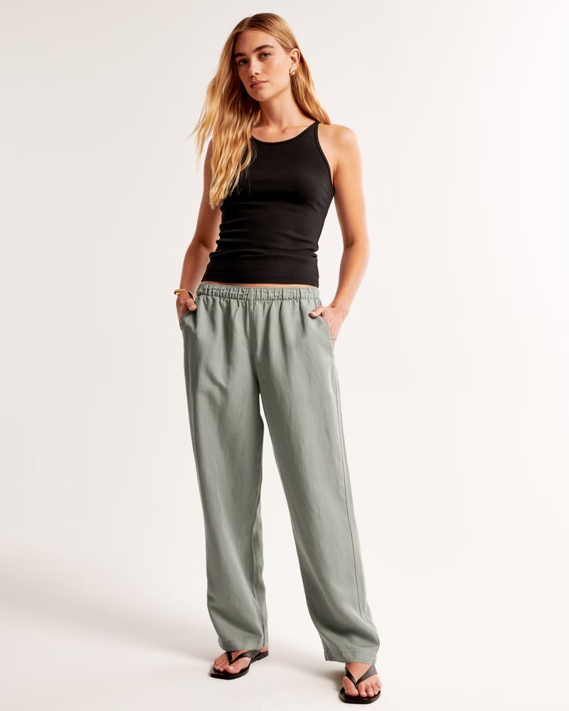 Straight Pull-On Pant | Abercrombie & Fitch (US)