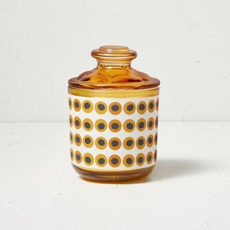 13.5oz Lemon Verbena and Geranium Lidded Glass Candle Yellow - Opalhouse™ designed with Jungalo... | Target