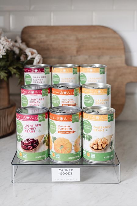 Love this canned food tiered organizer from The Home Edit line at Walmart. Perfect for a pantry or cabinet.

#LTKhome #LTKSeasonal #LTKunder100