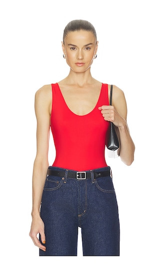 Tora Bodysuit in Vermilion | Revolve Clothing (Global)