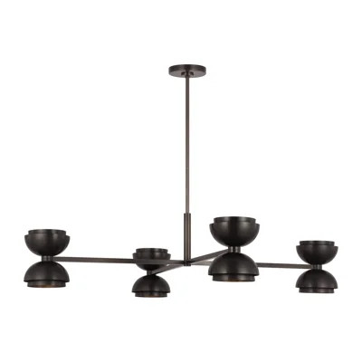 Sean Lavin Shanti 4-light extra large chandelier in natural brass finish | Perigold