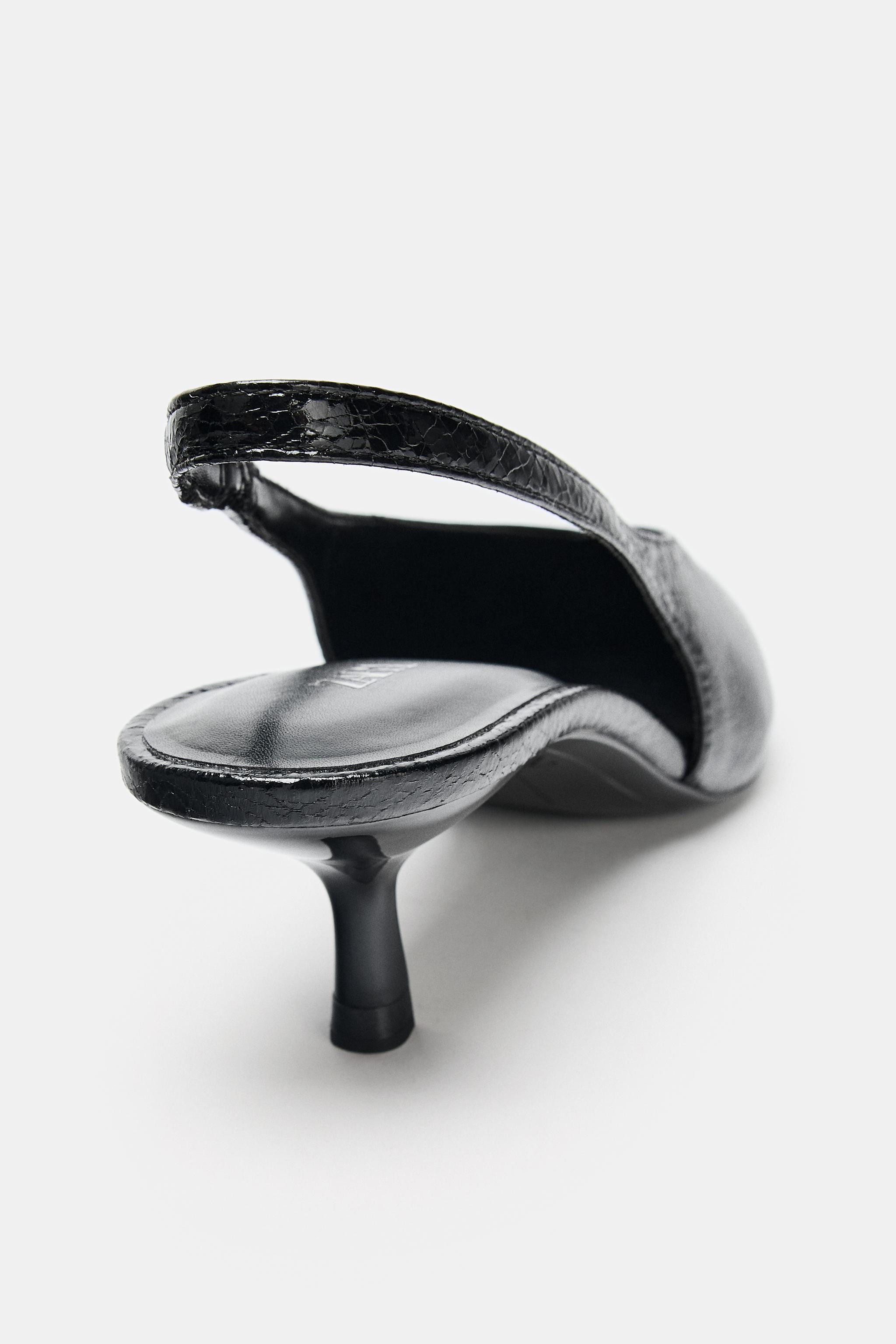 SLINGBACK HIGH-HEEL SHOES | Zara UK