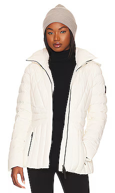 Mackage Alissa Jacket in Cream from Revolve.com | Revolve Clothing (Global)