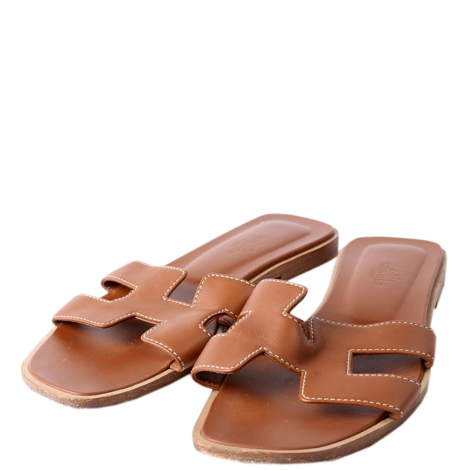 Oran Sandals Size 36.5 Brown | Keeks Designer Handbags