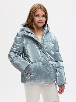 Kids Nylon Shine Puffer Jacket | Gap (US)