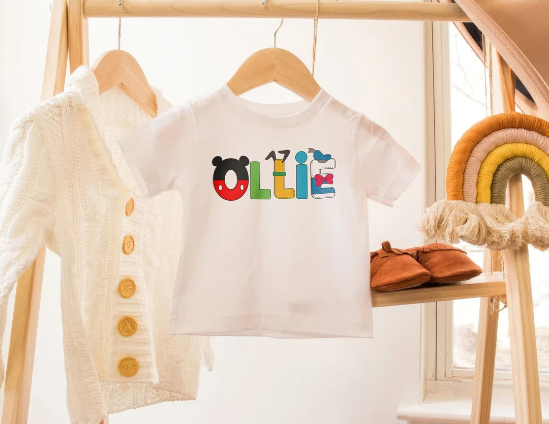 Name Kids Shirt Personalized Vacation Character Name Shirt - Etsy | Etsy (US)