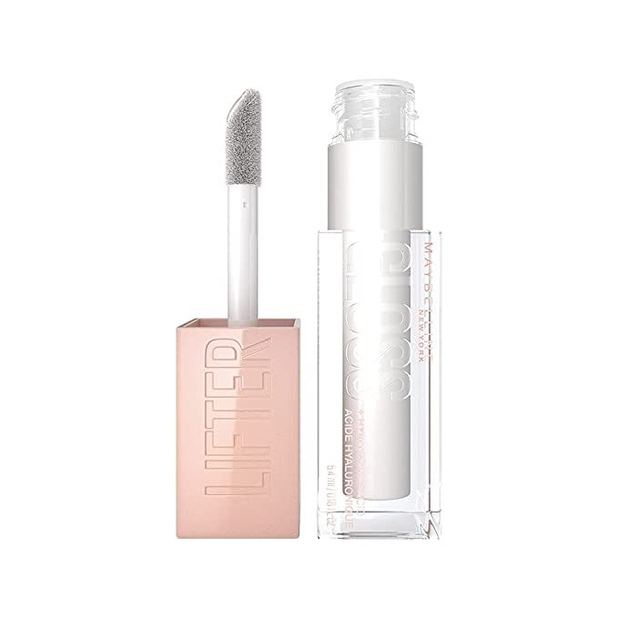 Maybelline Lifter Gloss Hydrating Lip Gloss with Hyaluronic Acid, Pearl, 0.18 Ounce | Amazon (US)