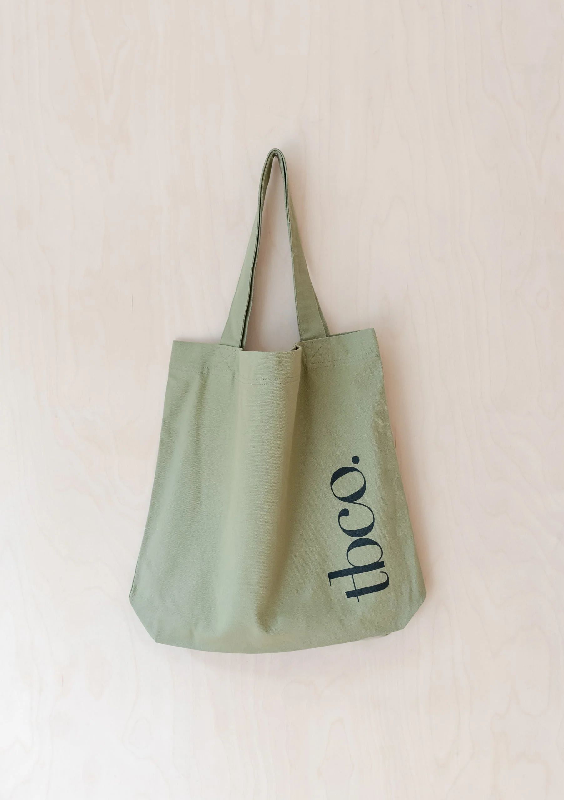 TBCo Recycled Cotton Tote in Olive | The Tartan Blanket Co.