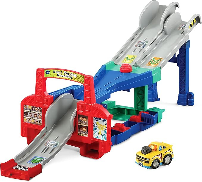 VTech Go! Go! Smart Wheels 4-in-1 Zig-Zag Raceway | Amazon (US)