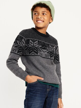 SoSoft Crew-Neck Pullover Sweater for Boys | Old Navy (US)