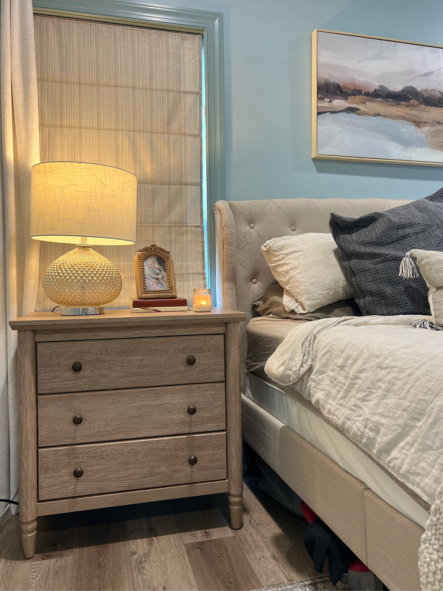 LOVE our new nightstands! They provide us a bit more storage and look so so good! My Texas House, Walmart, pottery barn look alike under $200

#LTKSaleAlert #LTKHome #LTKFamily