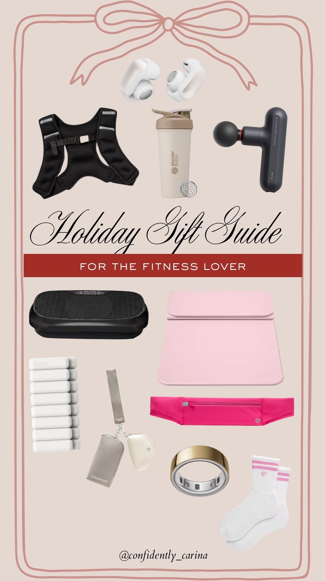 A holiday gift guide for the fitness lover in your life! 

Pilates, barre, gym, fitness class, exercise 

#LTKGiftGuide #LTKActive #LTKHoliday