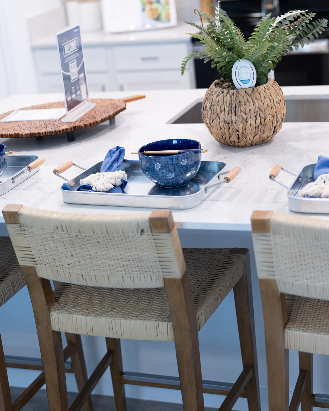 Went into a Model Home & saw the cutest kitchen bar stools and kitchen island decor and thought I should share.

#LTKHome