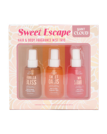 3pk Assorted Hair And Body Mists | Gifts For Her | Marshalls | Marshalls