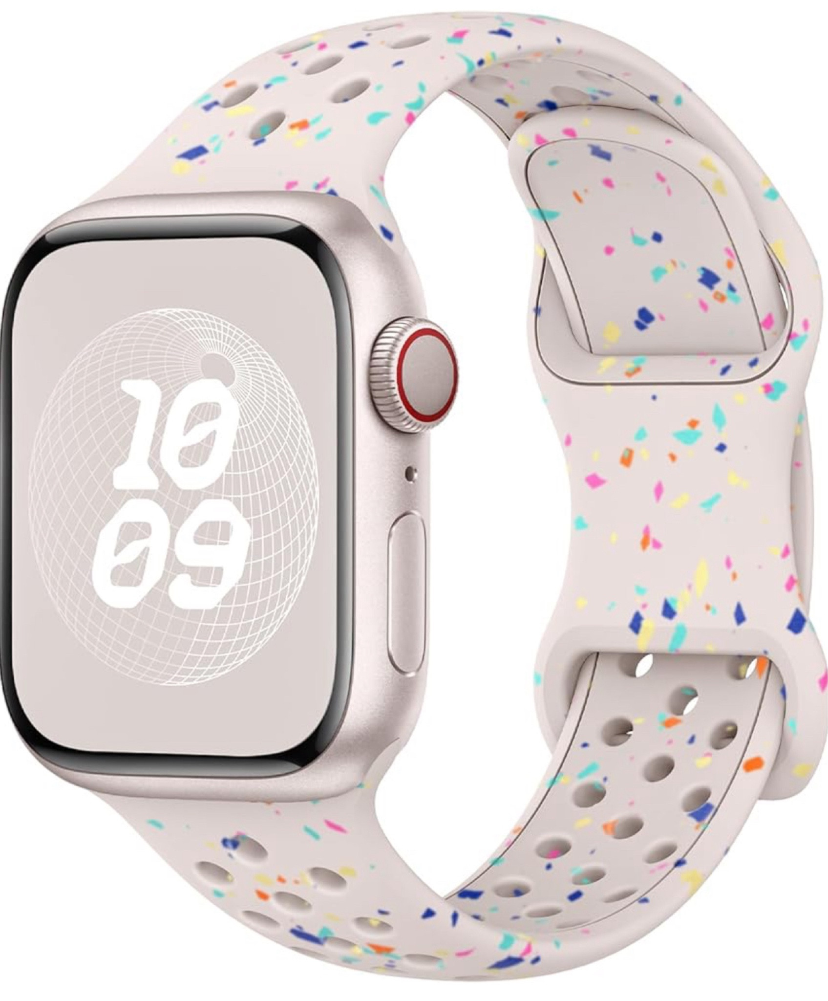 10% off plus 50% off 🎉

Breathable Sport Band Compatible with Apple Watch Band 40mm 38mm 41mm 44mm 45mm 42mm 49mm for Women Men，Soft Silicone Wristband Waterproof Strap for iWatch Series 9 8 7 6 SE 5 Ultra 4 3 2 1

#LTKStyleTip #LTKFamily #LTKSaleAlert