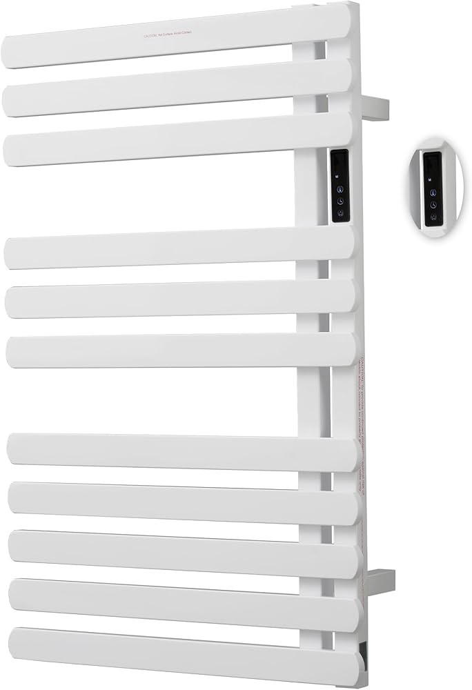 Electric Towel Warmer Rack,Heating Towel Warmer, Timer & Temperature Control, 11 Bar Stainless St... | Amazon (US)