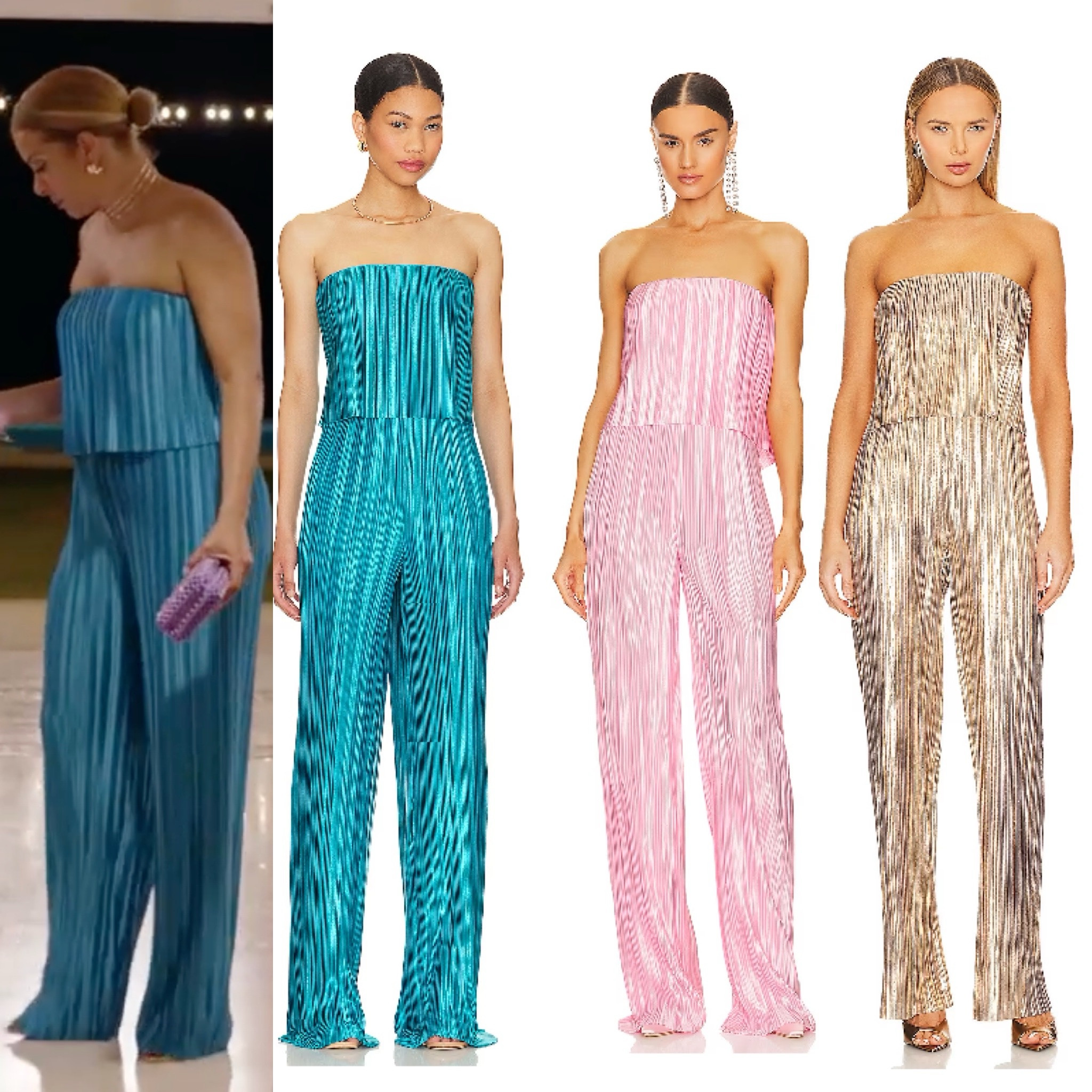 Highly requested and loved jumpsuit! Only XS currently available in the blue, but all sizes available in pink and gold. Plus, it’s on sale!!! Hurry!

#LTKSpringSale