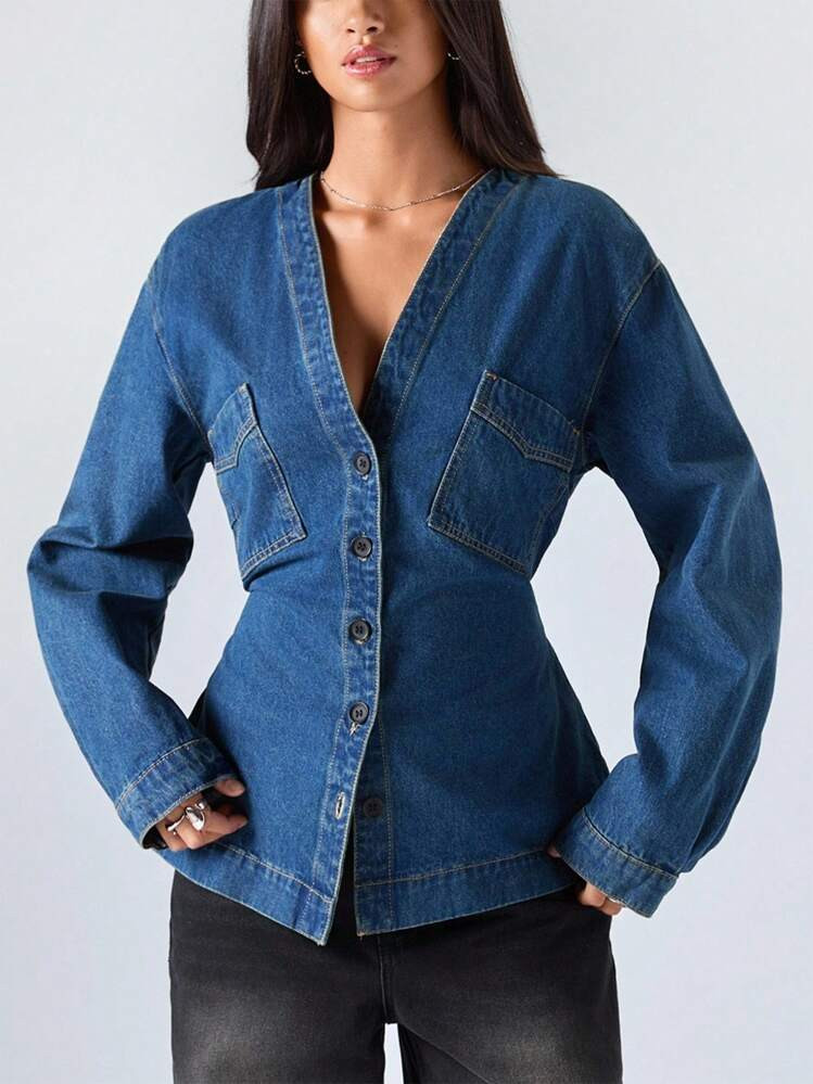 Denim Top | SHEIN